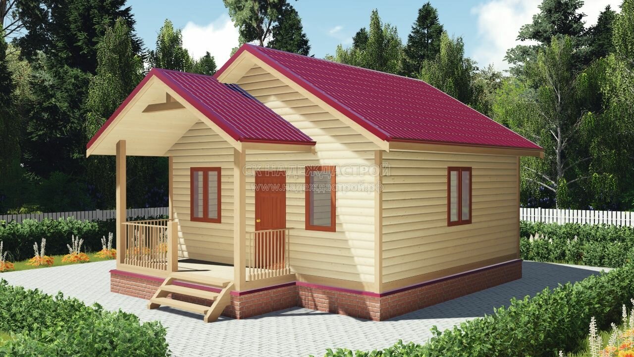 садовый домик из бруса 6x8, баня из бруса 6 на 6, домик из бруса 6х6, дом каркасный 6х6 для постоянного проживания, дом из профилированного бруса 63 кв