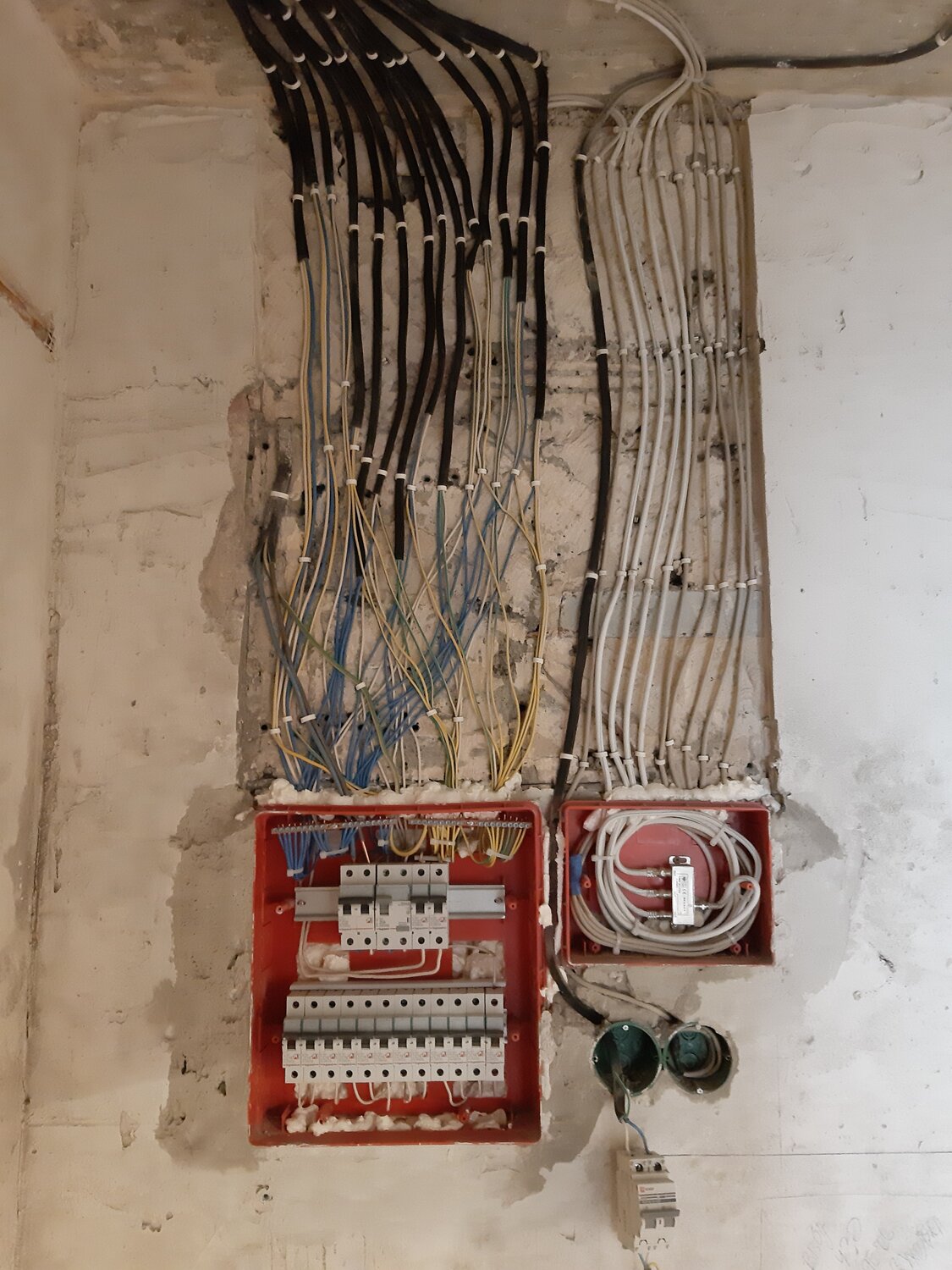 электрика в квартире, разводка электрики, электромонтаж, современная электрика в квартире, электропроводка в квартире