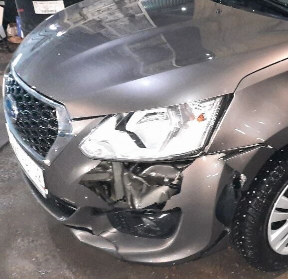авто, автомобиль, кузовной ремонт автомобиля, авария митсубиси 02.02.2020, ремонт авто