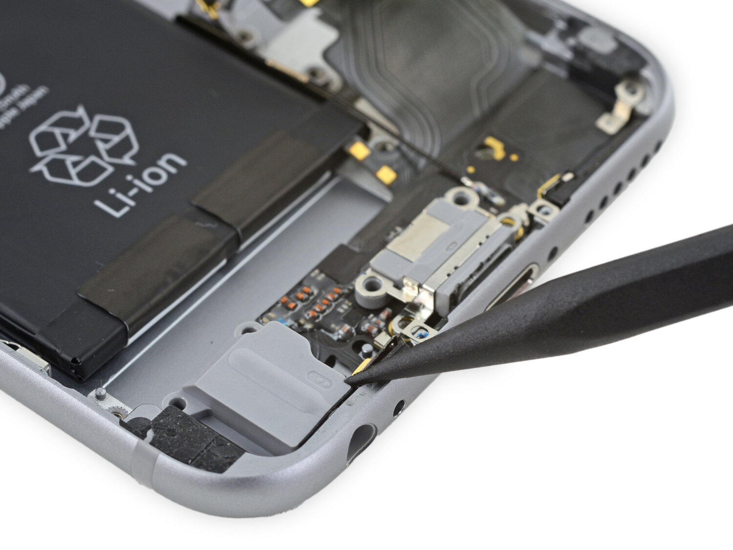 нижний микрофон iphone 6s, iphone 6, таптик энджин iphone 6s, iphone 6s wifi, замена нижнего микрофона iphone 6s