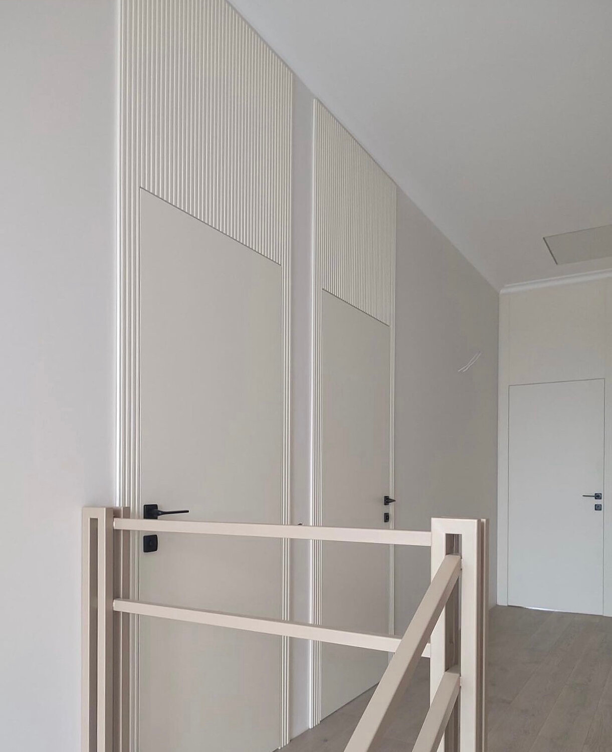 перила, перила лестницы, дверь, лестницы, раздвижные двери