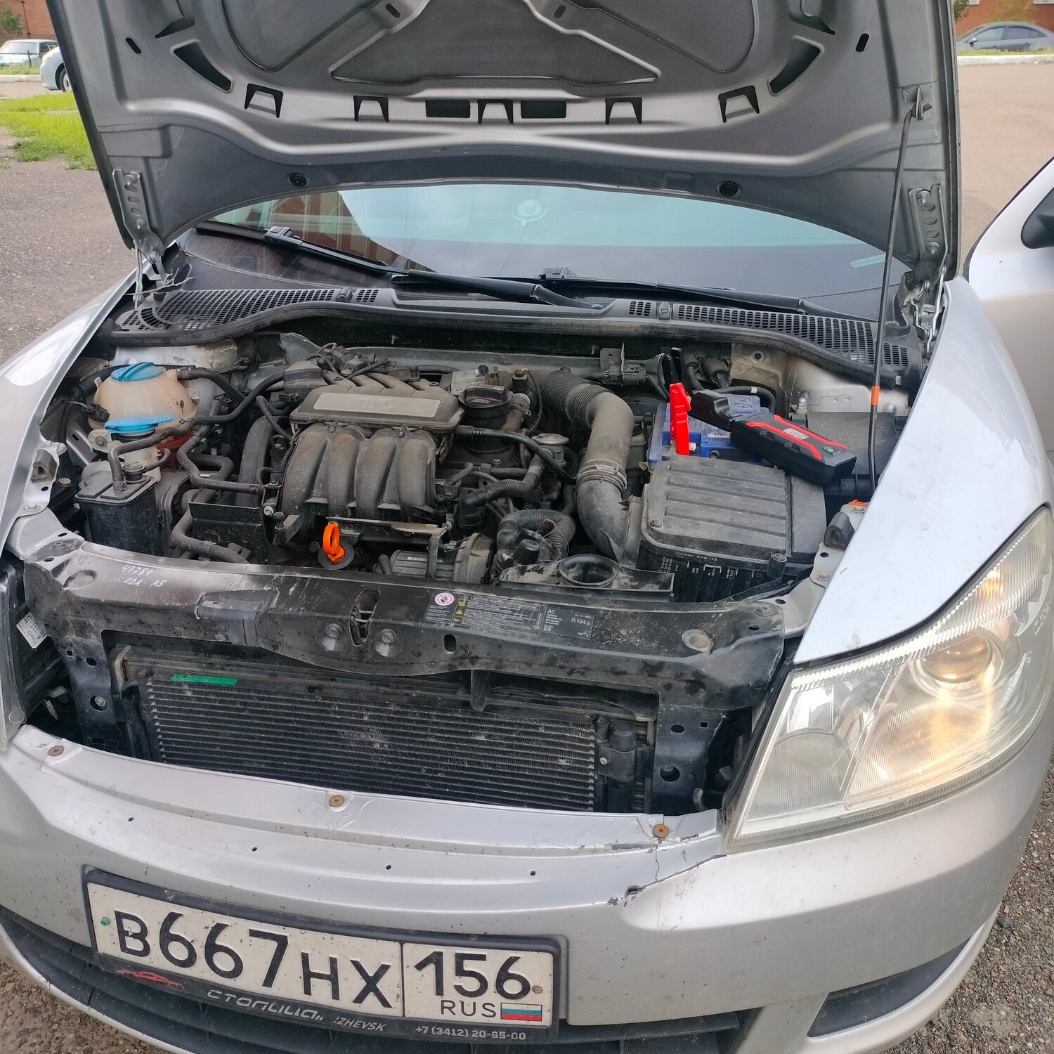 моторный отсек шкода октавия а5, skoda octavia a 5, koda octavia, шкода октавия а 5, шкода октавия а5 1.6 mpi под капотом