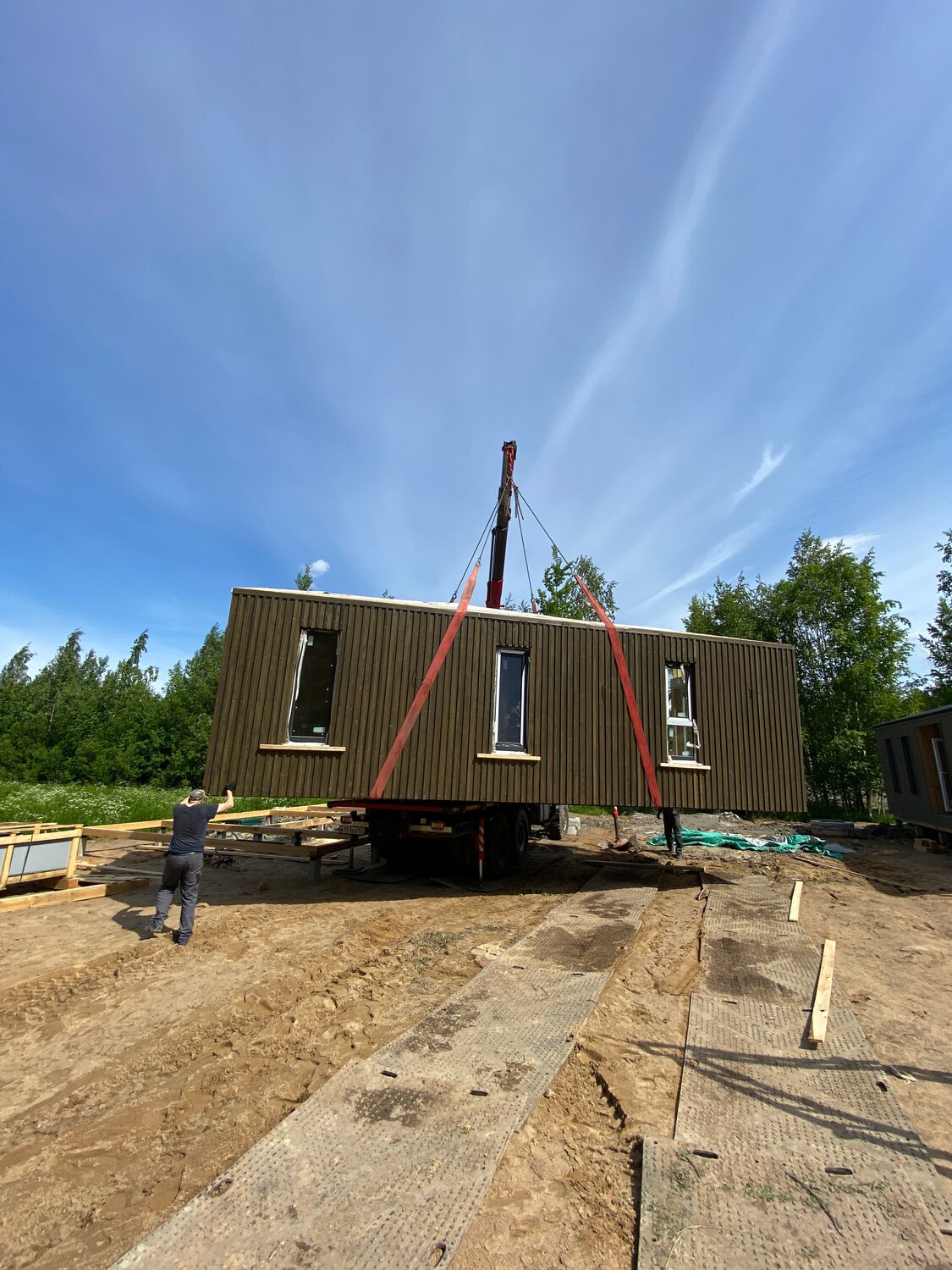 модульные дома, дом на даче, prefabricated prefabricated houses технология, загородный дом, строительная бытовка