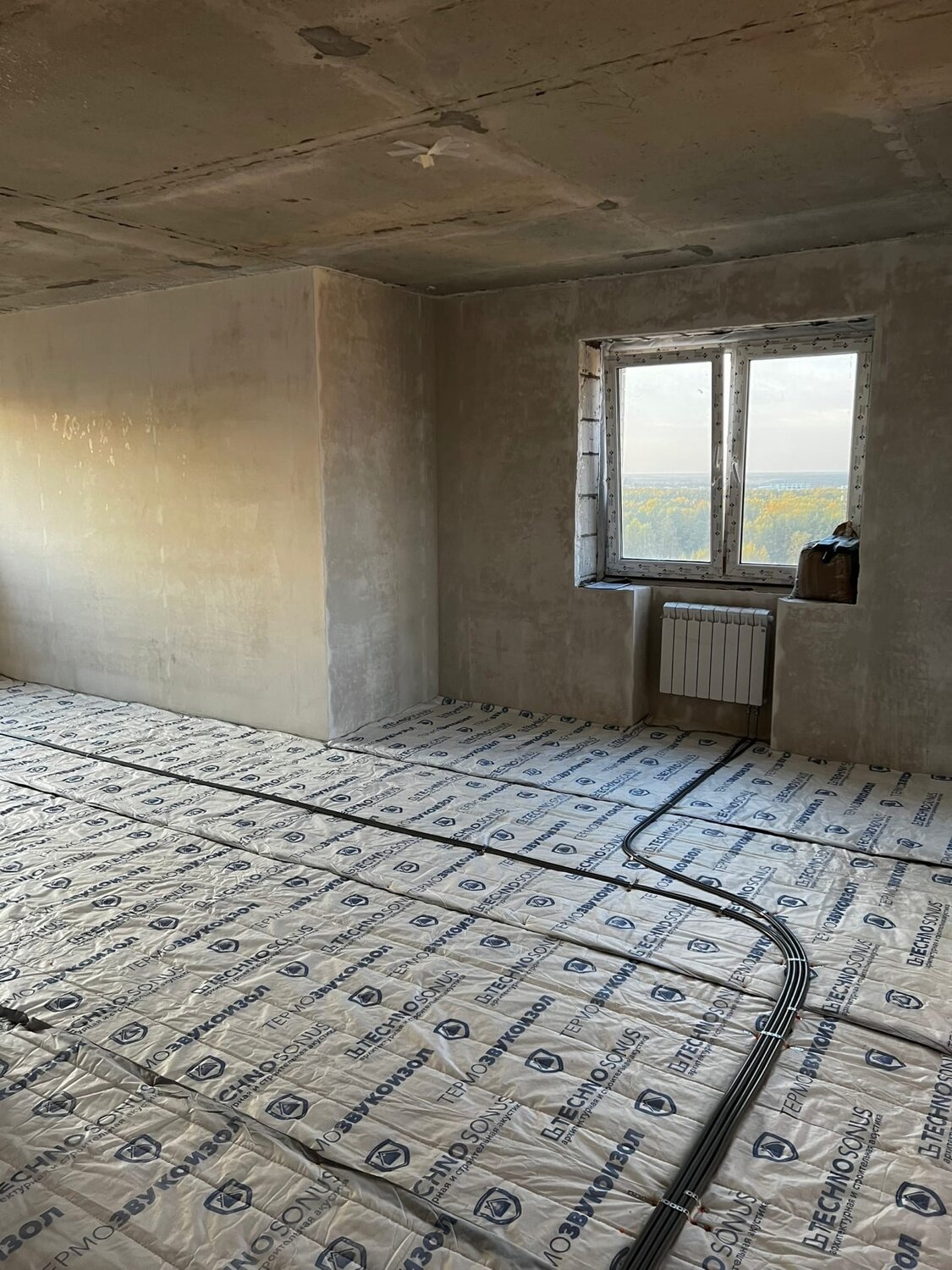 монтаж теплого пола, стяжка теплого пола, стяжка пола, разводка теплого пола, теплый пол монтаж