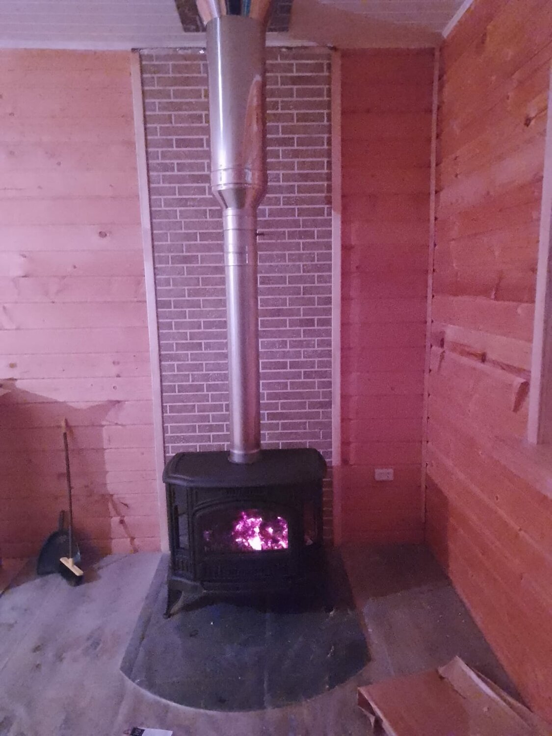 Установка дымохода печь камин везувий - 98 фото
