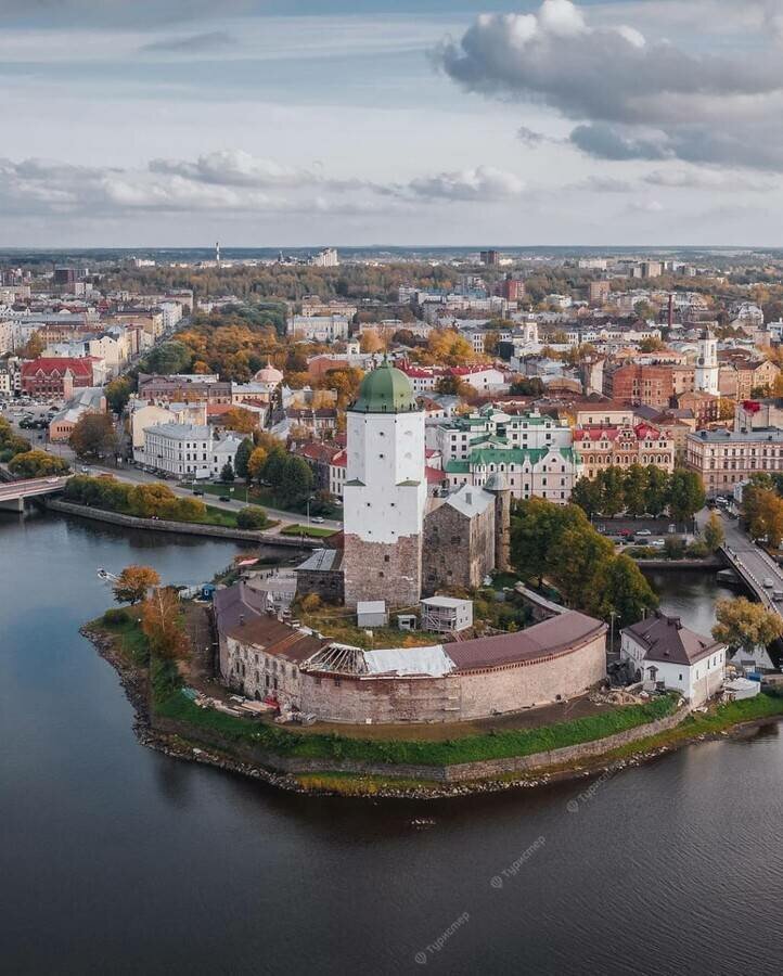 Выборг с крепости