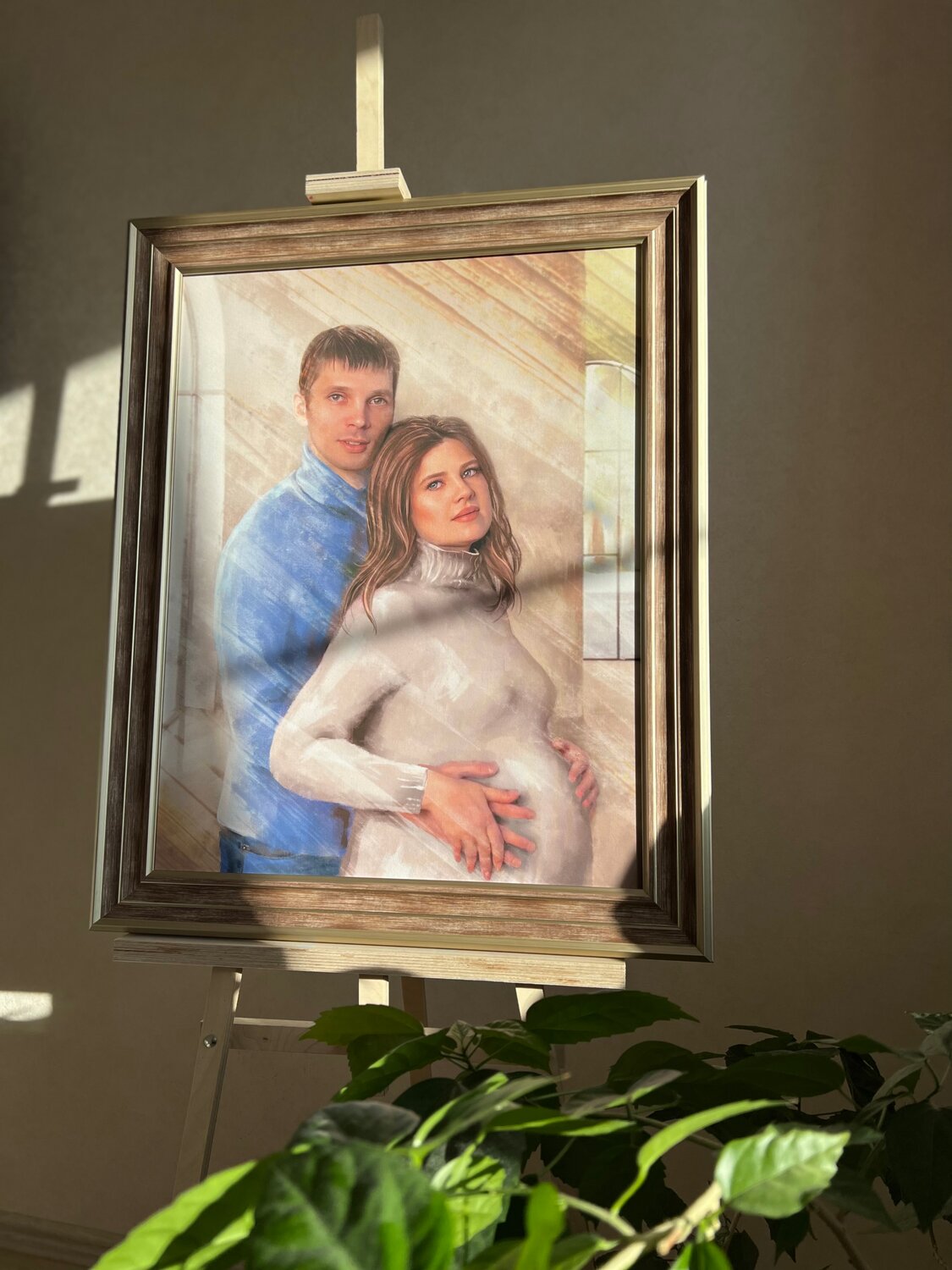 семейный портрет маслом, холст, портрет на холсте, картины, холст картина
