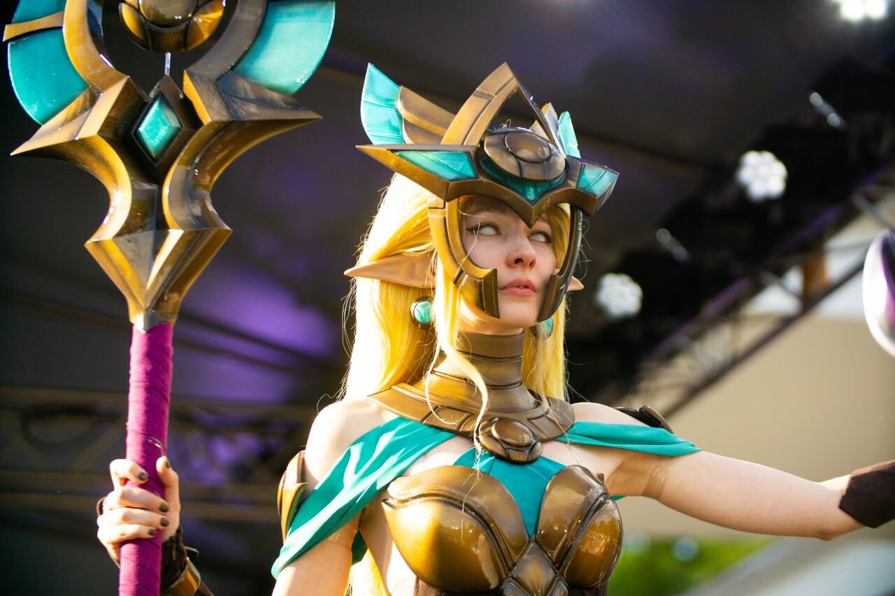 диана лига легенд косплей, валькирия леона косплей, mobile legends bang, косплей мобайл легендс, девушка