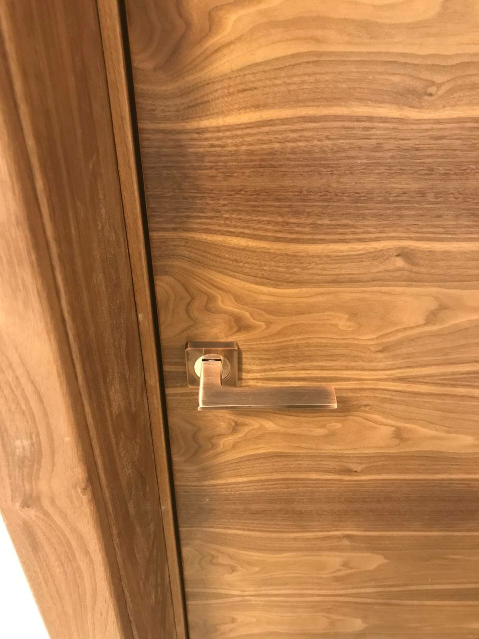 дверь, двери шпон, шпон американский орех, двери деревянные, шпон орех