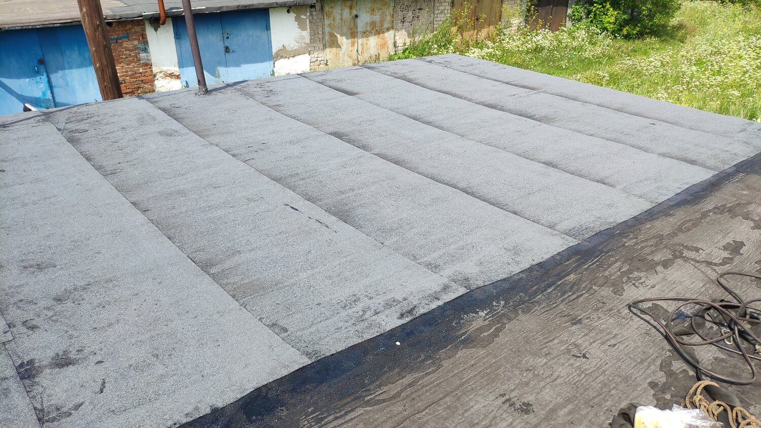 кровля гаража, кровля крыши гаража, крыша гаража, ремонт крыши гаража, перекрытие крыши гаража