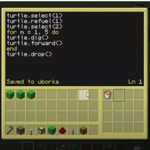 minecraft, тест на майнкрафт, программирование в среде майнкрафт, майнкрафт 1, моды для майнкрафта