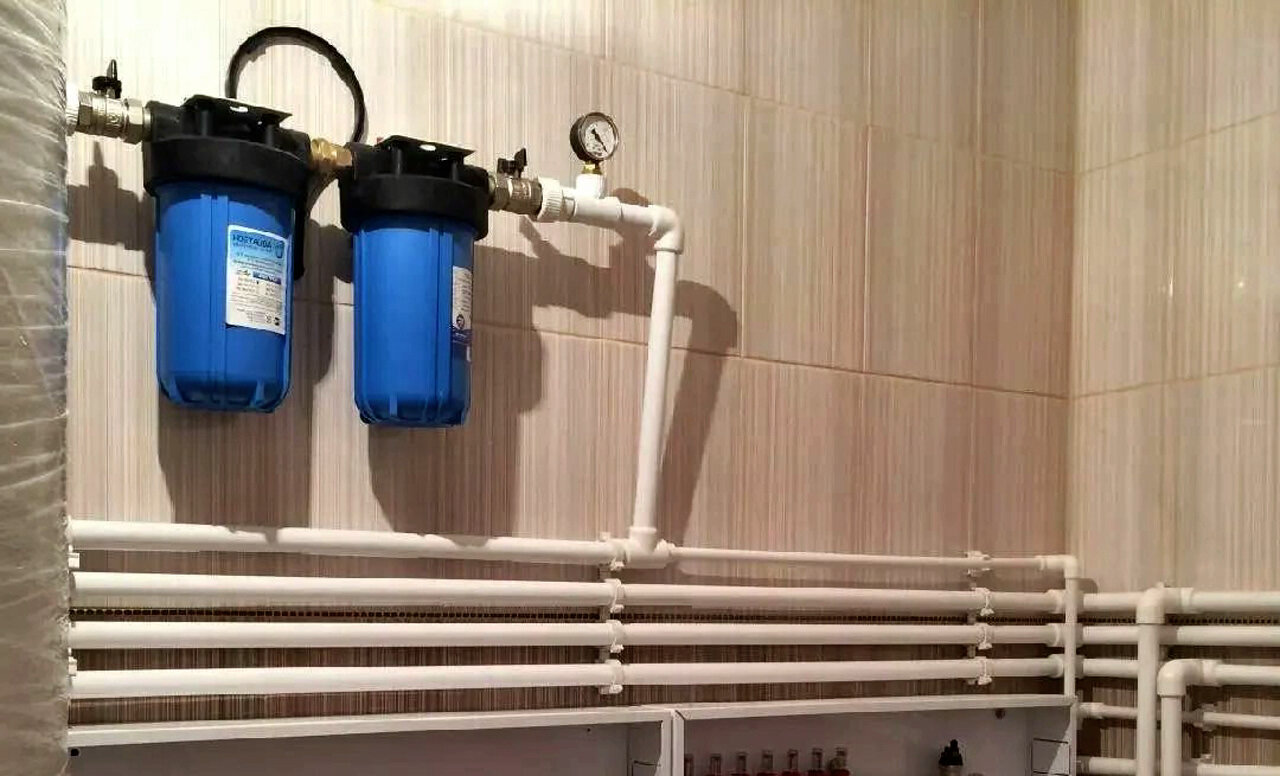 магистральный фильтр для воды, системы водоснабжения, водоснабжение дома, водоснабжение в частном доме, разводка воды