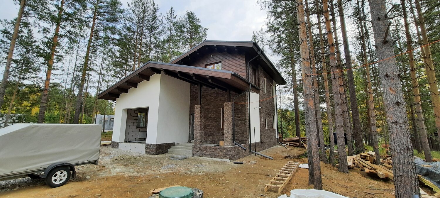 резиденция в кашино коттеджный поселок, загородный дом, архитектурное бюро антона никитина, коттедж, дом