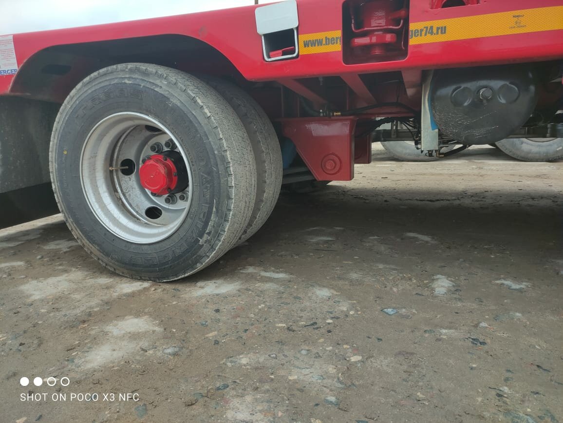 грузовой автомобиль, прицеп грузовика, полуприцеп стекловоз langendorf, полуприцеп низкорамный, полуприцеп трал