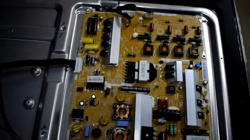 блок питания для телевизора, блок питания samsung ue40d6530ws, плата от телевизора, электроника, плата блока питания