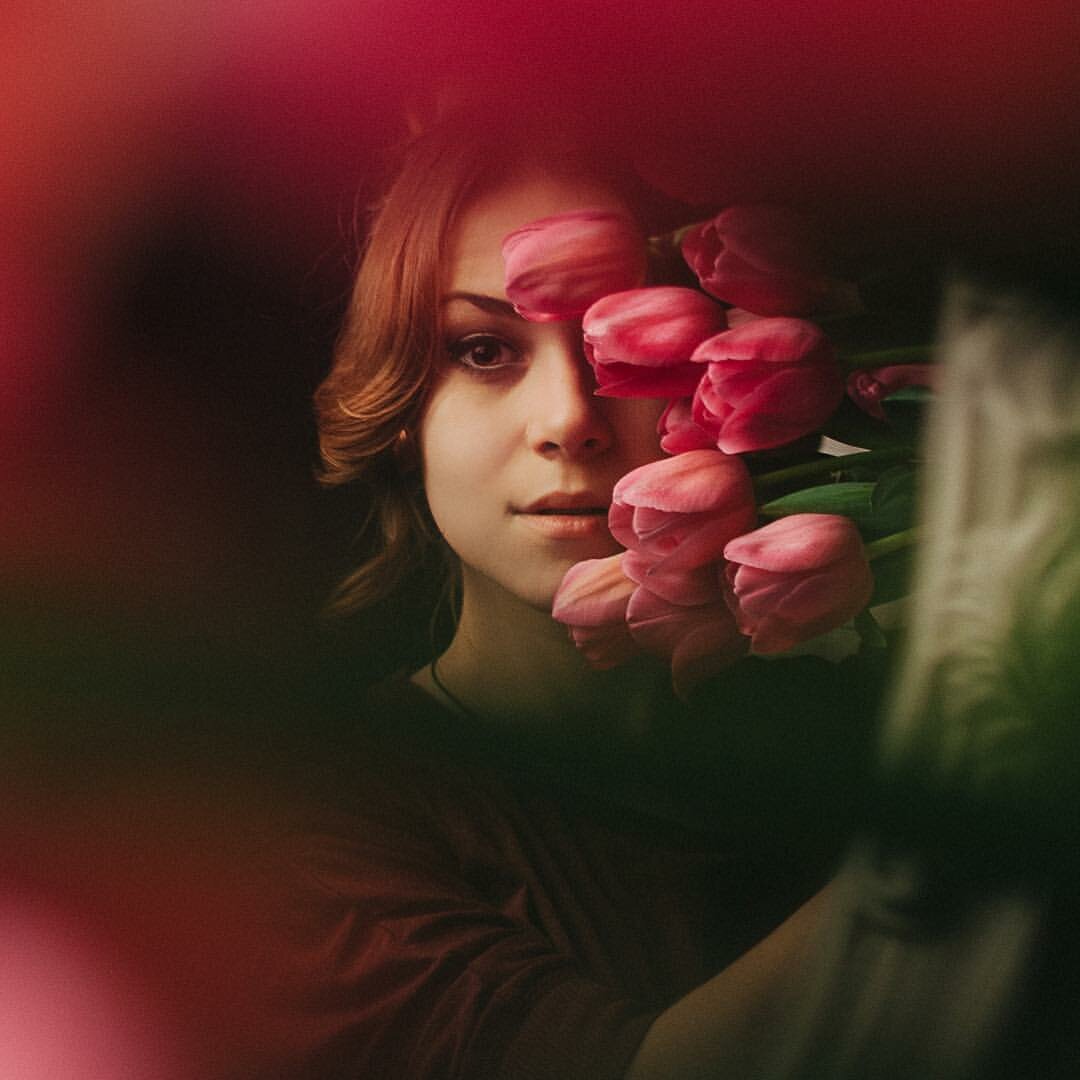 женщина, девушка, цветы, красивые девушки, алина ханыкова