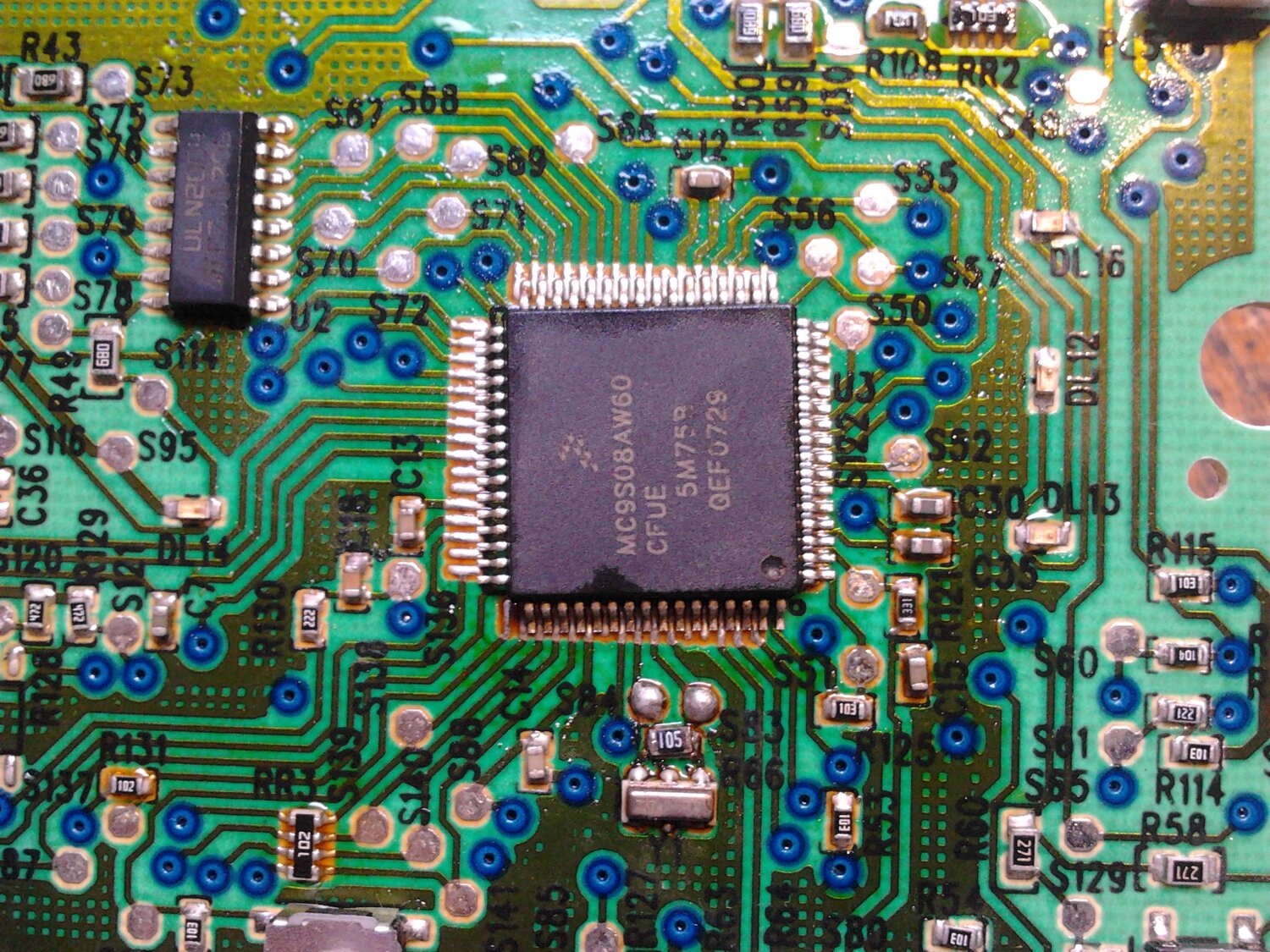 плат, техника, процессор панели приборов, транзистор на плате, eeprom l16