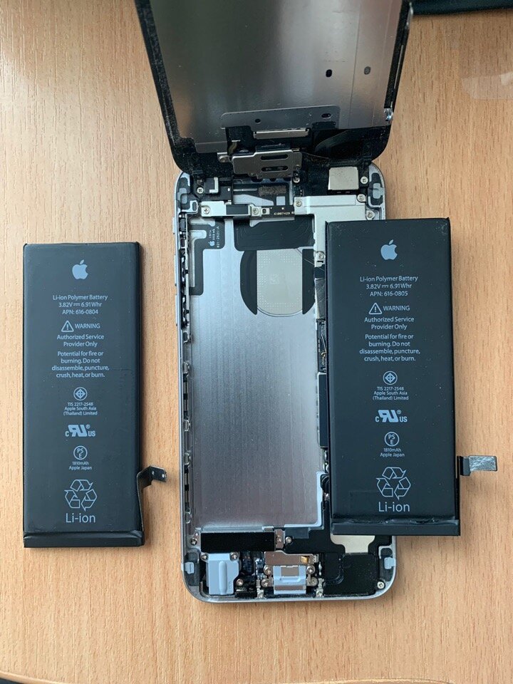 восстановление айфона, замена акб iphone 6, внутренности айфона 6, iphone 6, замена аккумулятора iphone