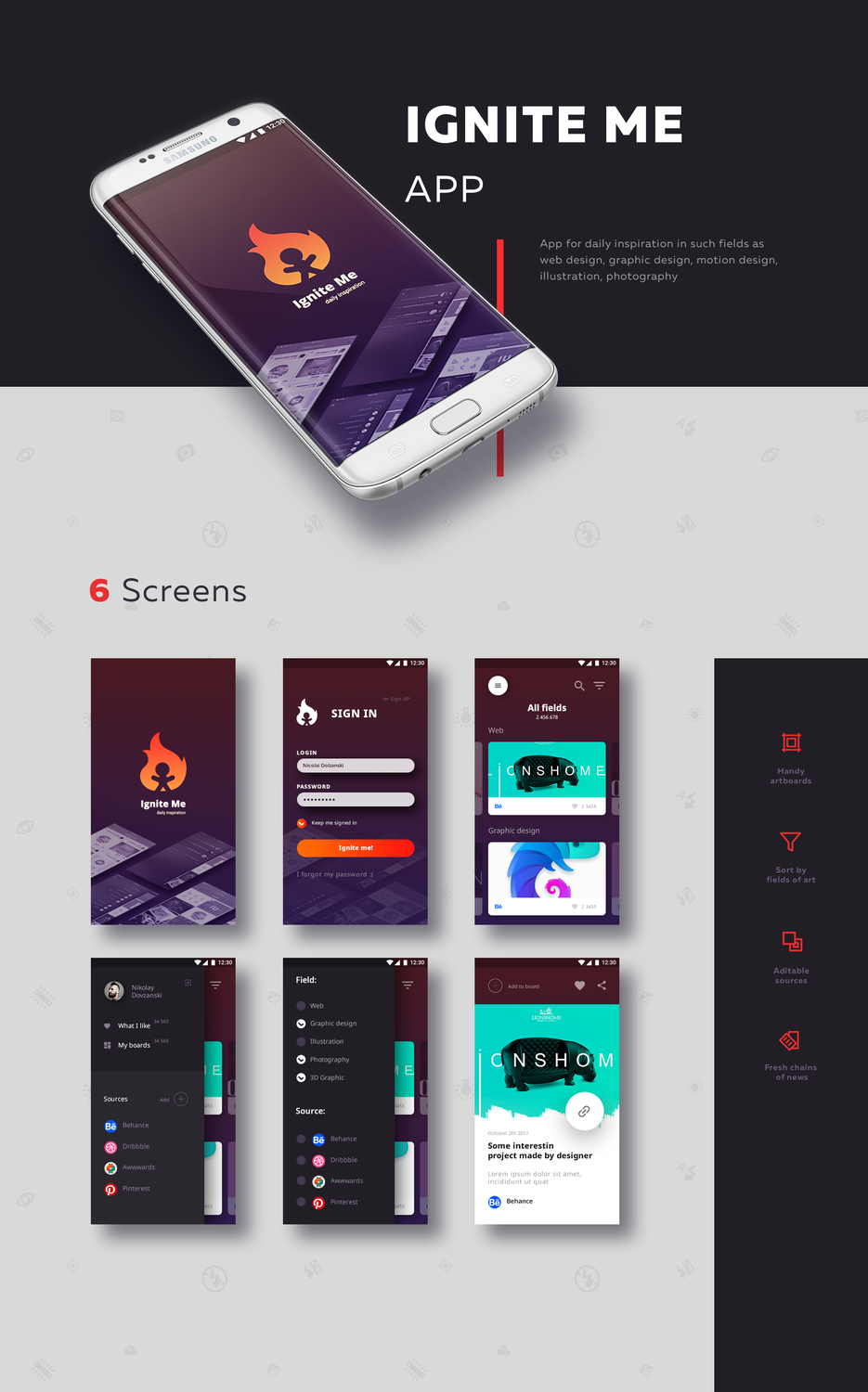 mobile ui kit, мобильный телефон, мобильное приложение, веб дизайн, плеер в мобильном приложении