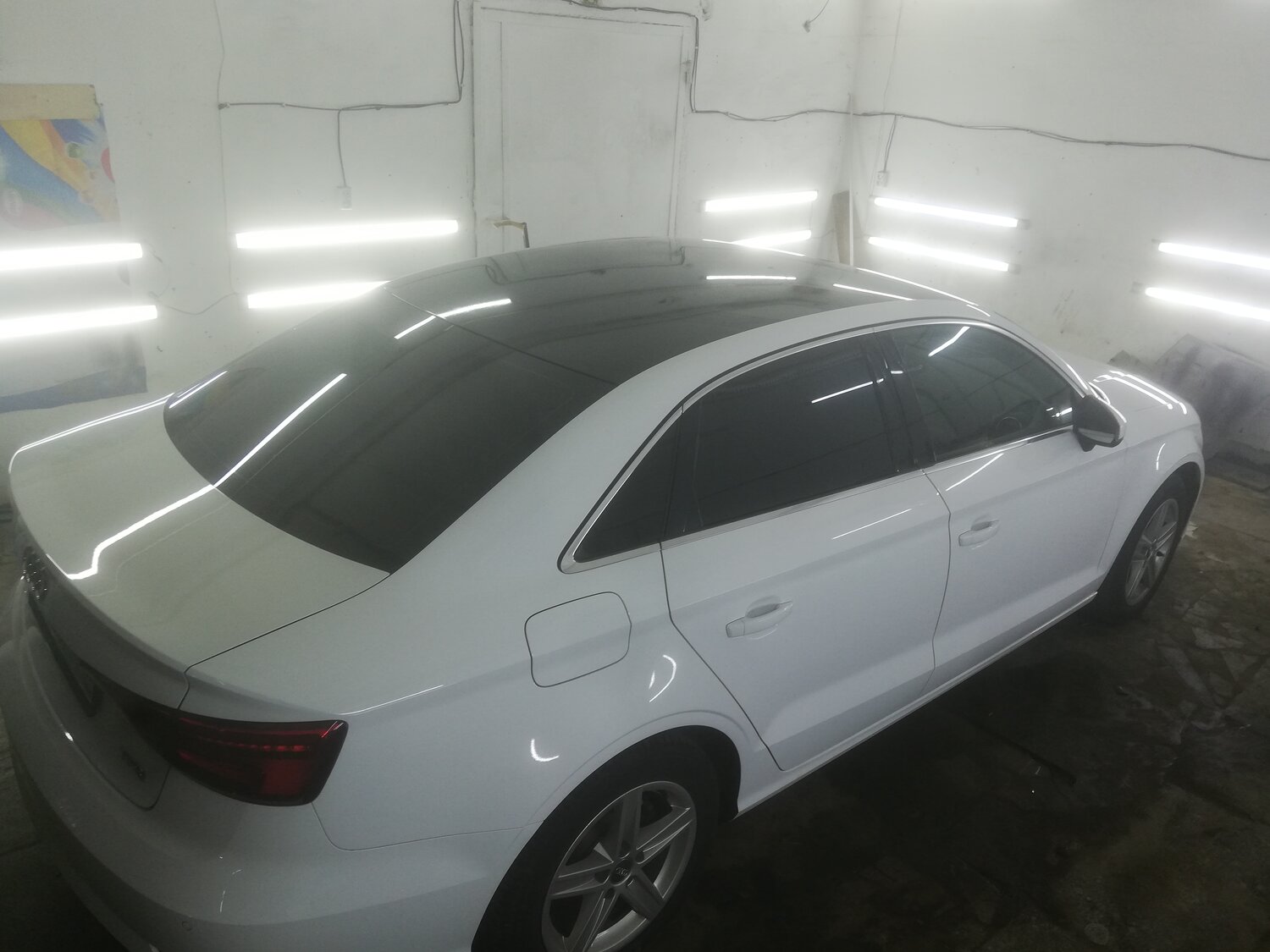 автомобиль, авто, тонировка, тонировка автомобиля в томске, тонировка 15 белого автомобиля