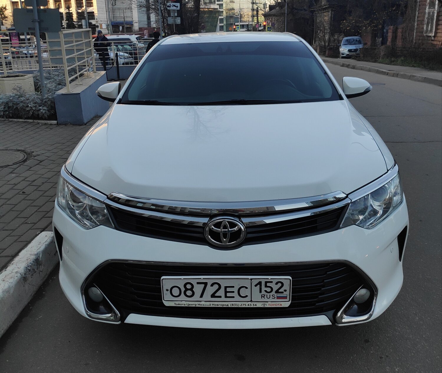 toyota camry, toyota camry 2016 2.5, toyota camry 2016 белая, toyota camry 2015г белая, Toyota Camry Solara II