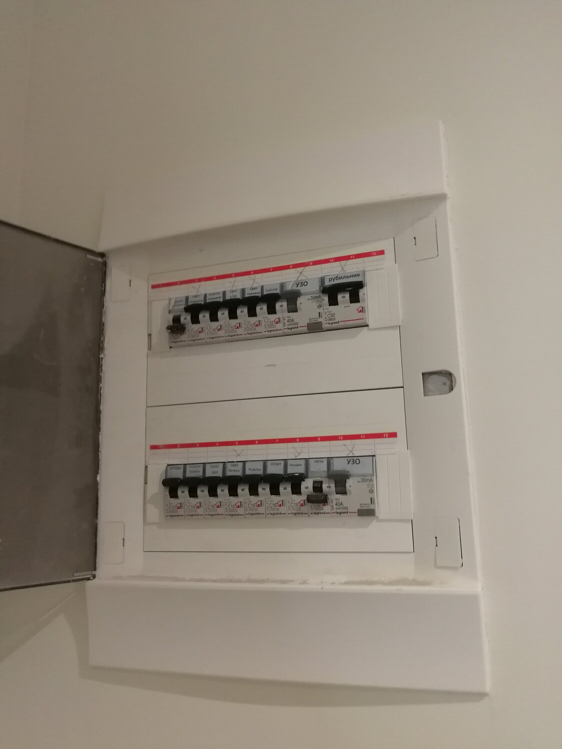 квартирный распределительный щит на abb, встроенный квартирный электрощит abb, электрощиток 36 встраиваемый abb, электрощит на 30 автоматов, распределительный щит