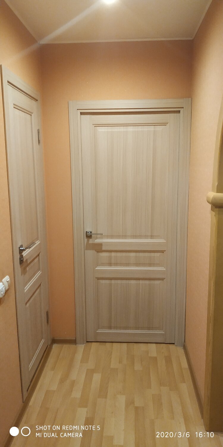 Замена межкомнатных дверей в хрущевке - 84 фото