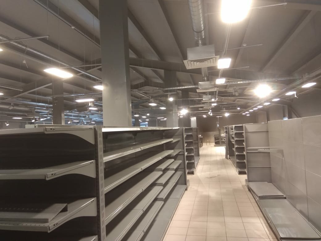 торговое оборудование, помещение, wanzl стеллажи, оборудование, офис магазин