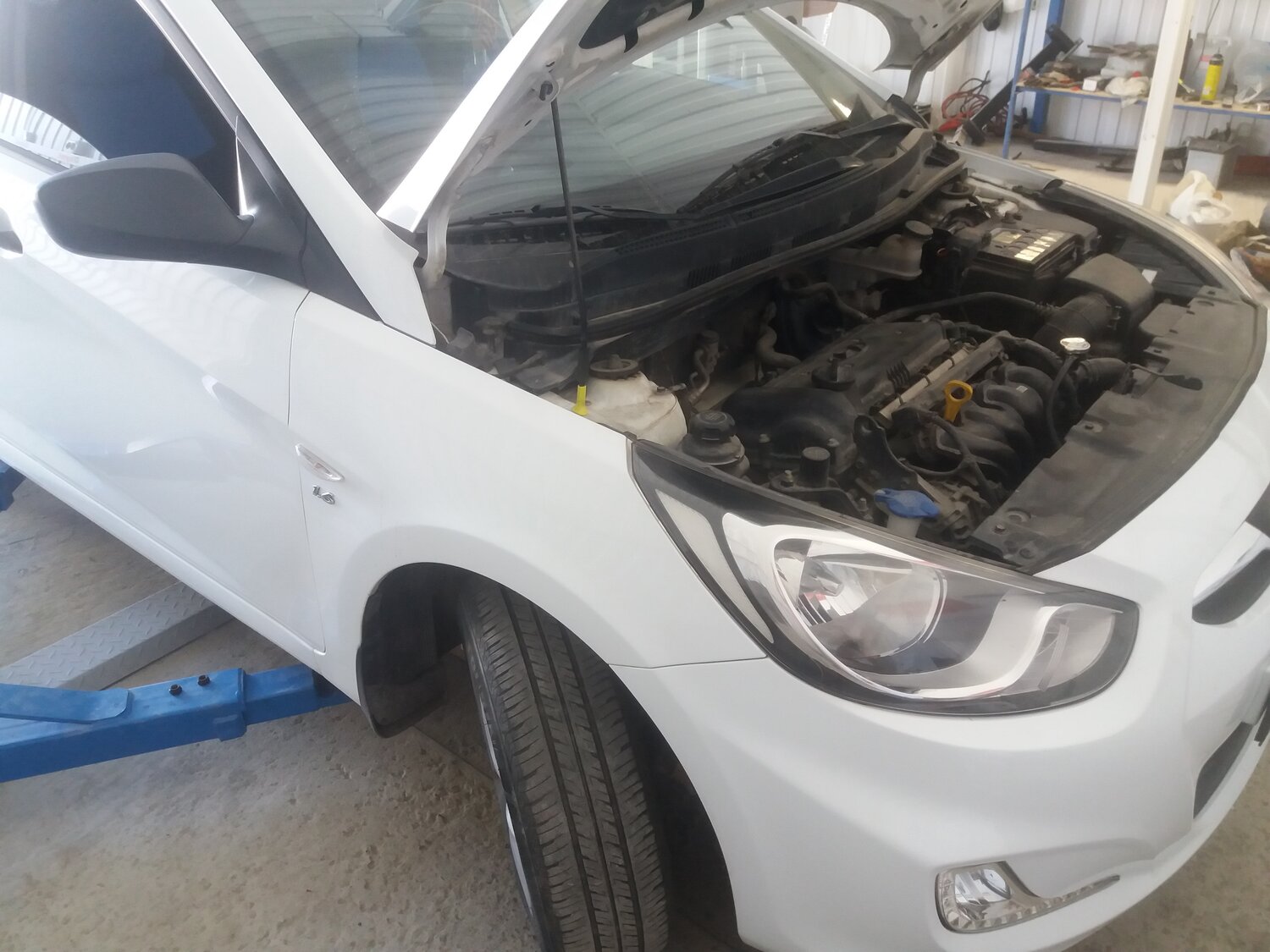 авто, автомобиль, hyundai solaris, упоры капота хендай ix35, амортизатор капота hyundai getz