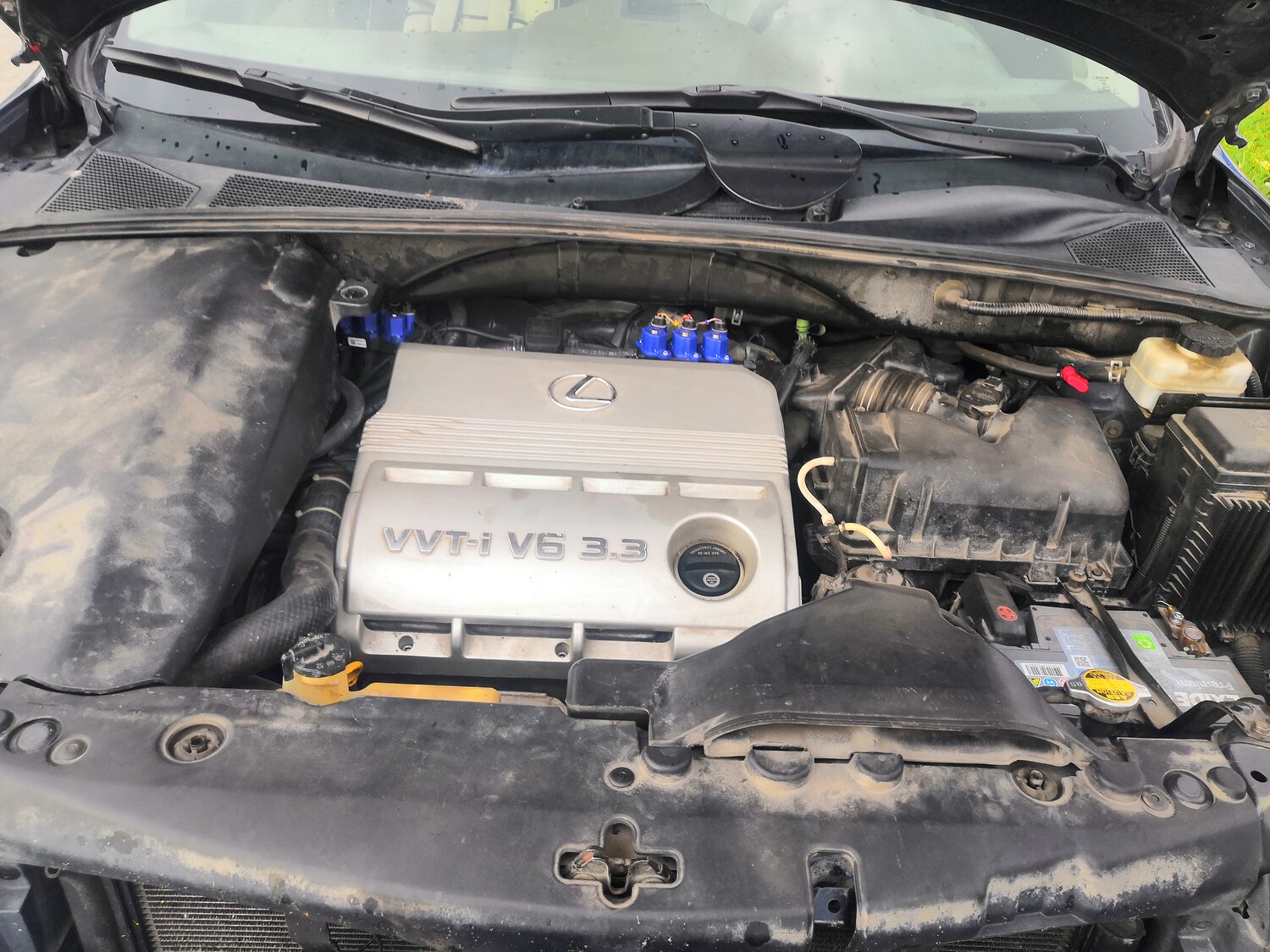 гбо лексус 330, номер двигателя lexus rx300 vvt-i v6, lexus rx300 подкапотное, двигатель лексус рх 350, лексус rx300 гбо