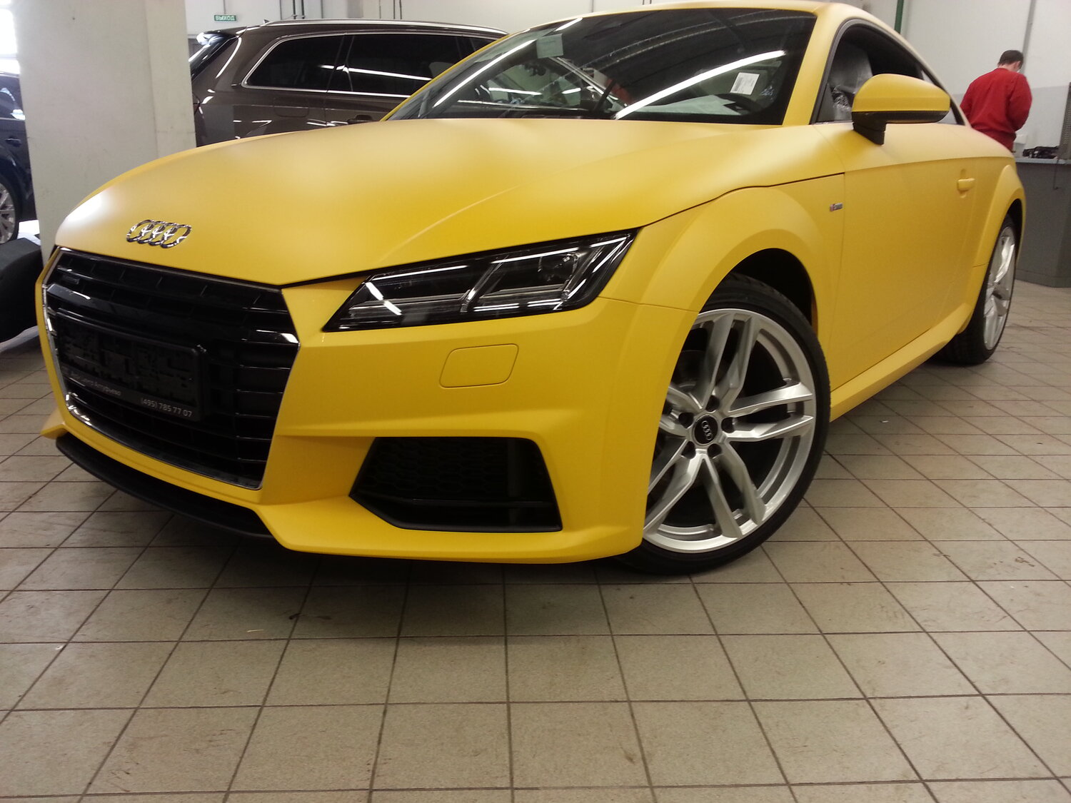 audi tt, audi tt mk3, audi tt 8s желтая, ауди тт желтая, Audi TT III (8S)