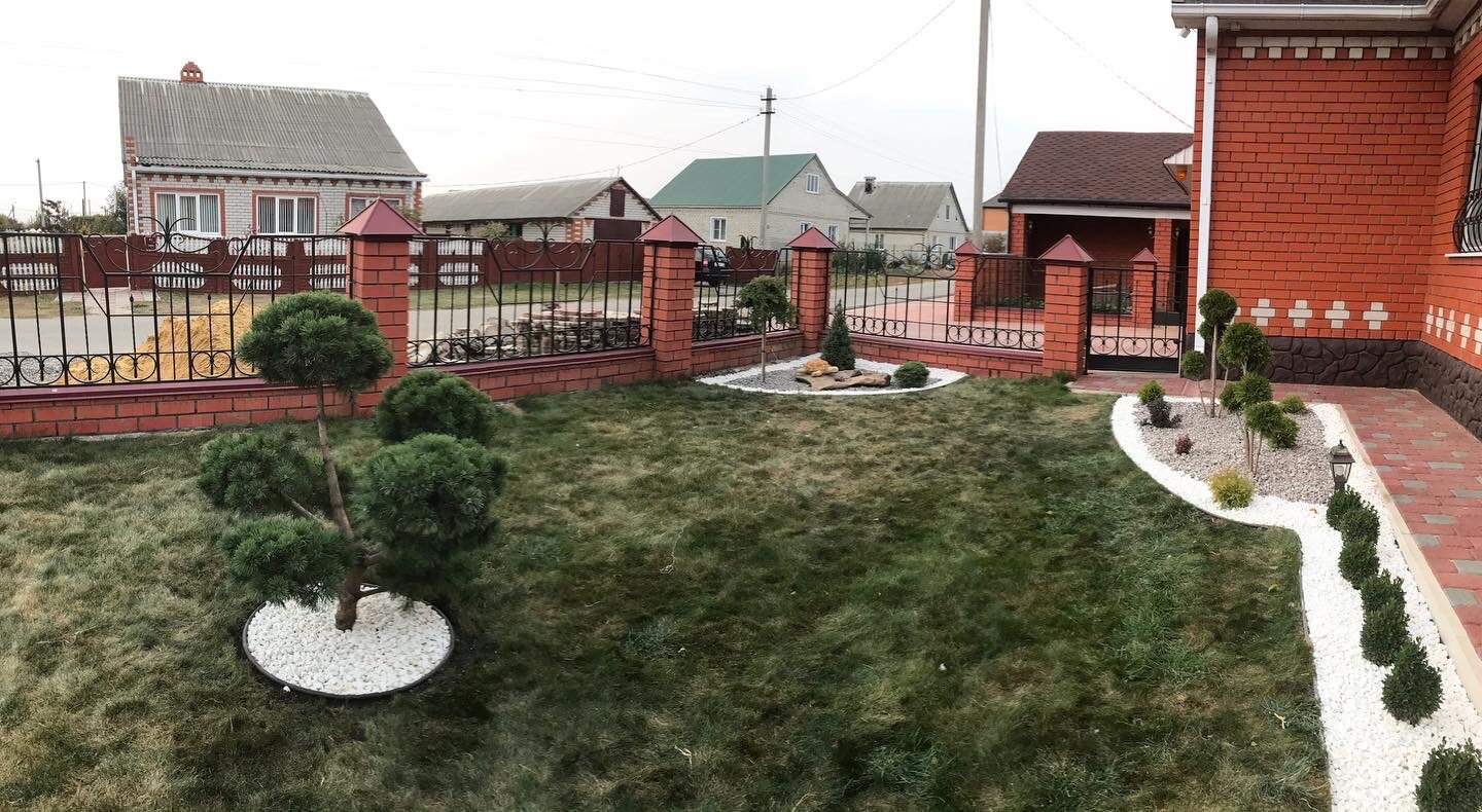 ландшафтный дизайн, благоустройство дачного участка, загородный дом, двор, ландшафт