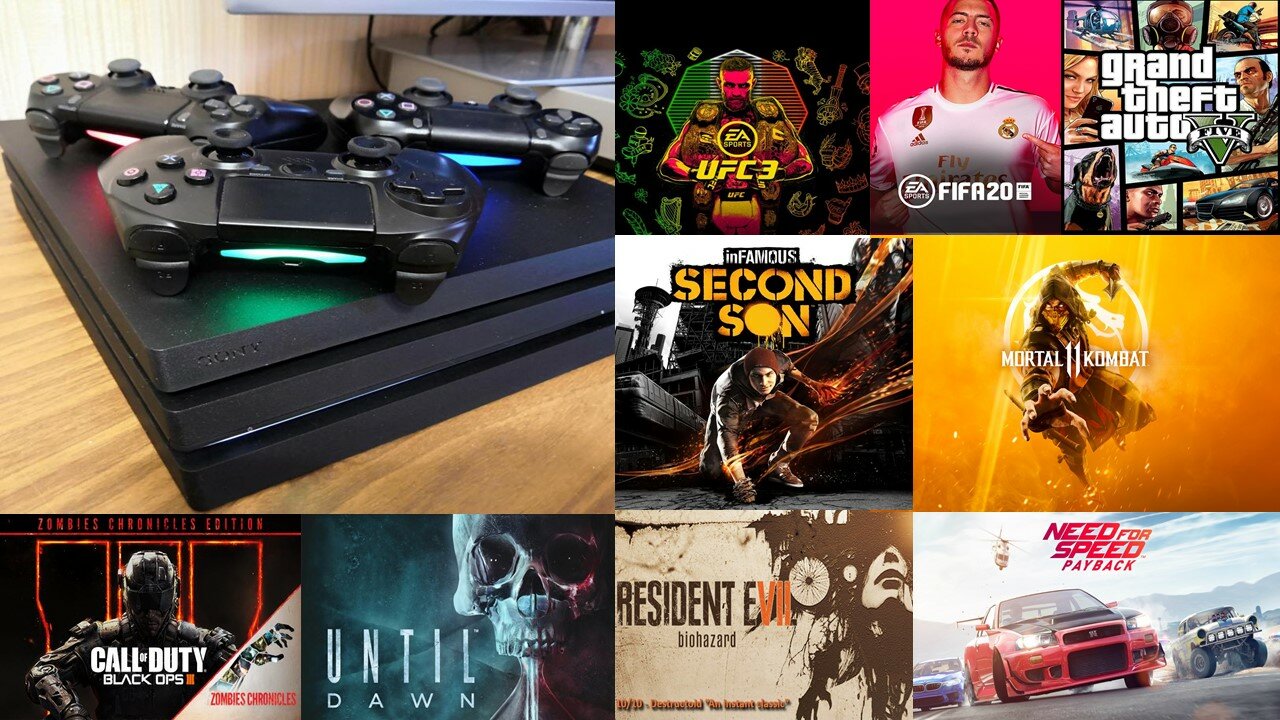 playstation 4, playstation, пс4 slim, игровая приставка, приставка пс 4
