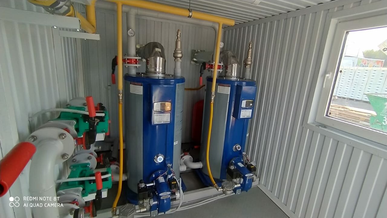 блочно модульная газовая котельная, мини котельная, система водоподготовки для котельной, котлы будерус бмк в котельной, котельная