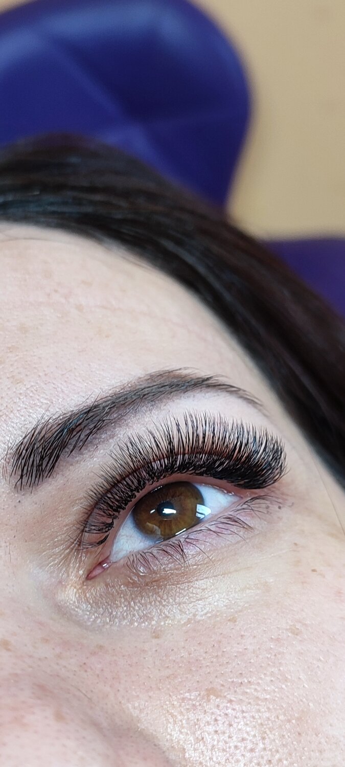 наращивание ресниц, наращивание ресниц классика, ресницы классика, нарощенные ресницы 13 мм, классическое наращивание ресниц