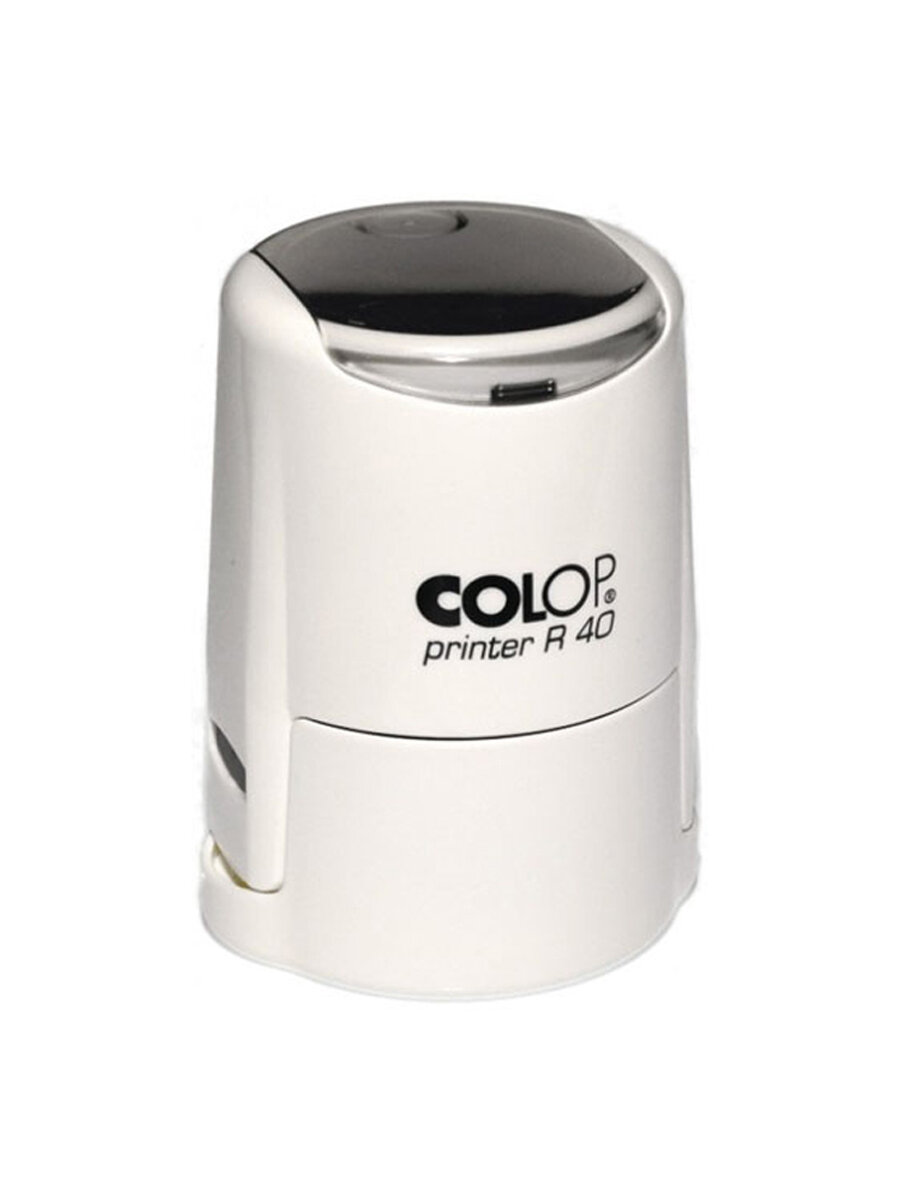 автоматическая оснастка для печати colop printer r40, оснастка colop printer r40, футляр для оснастка colop printer r 40, оснастка автоматическая для печати диаметр 40 мм colop, автоматическая оснастка colop r40