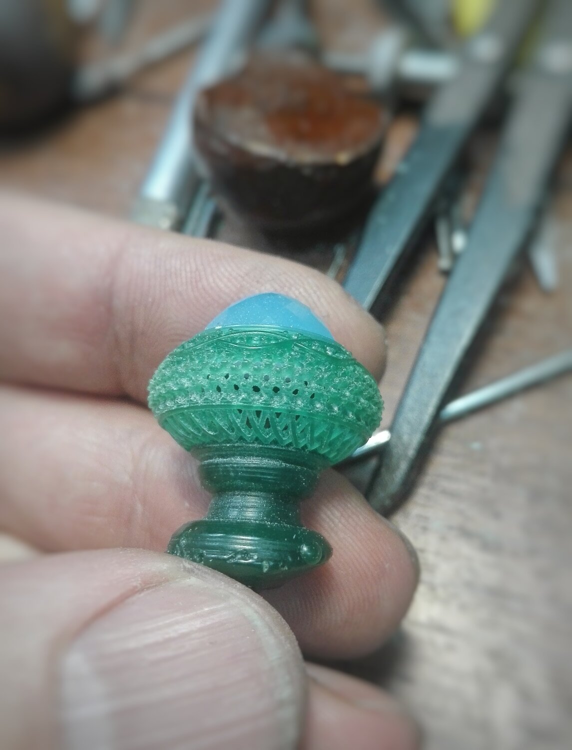 украшение, ручка dzen malachite, украшения ювелирные, ювелирные изделия, ювелирное дело