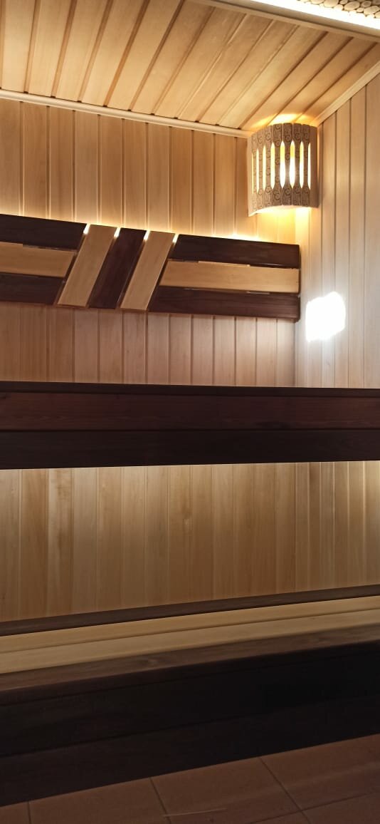 парилка канадский кедр и абаш, отделка сауны, отделка бани, обшивка сауны вагонкой, отделка саун абаш