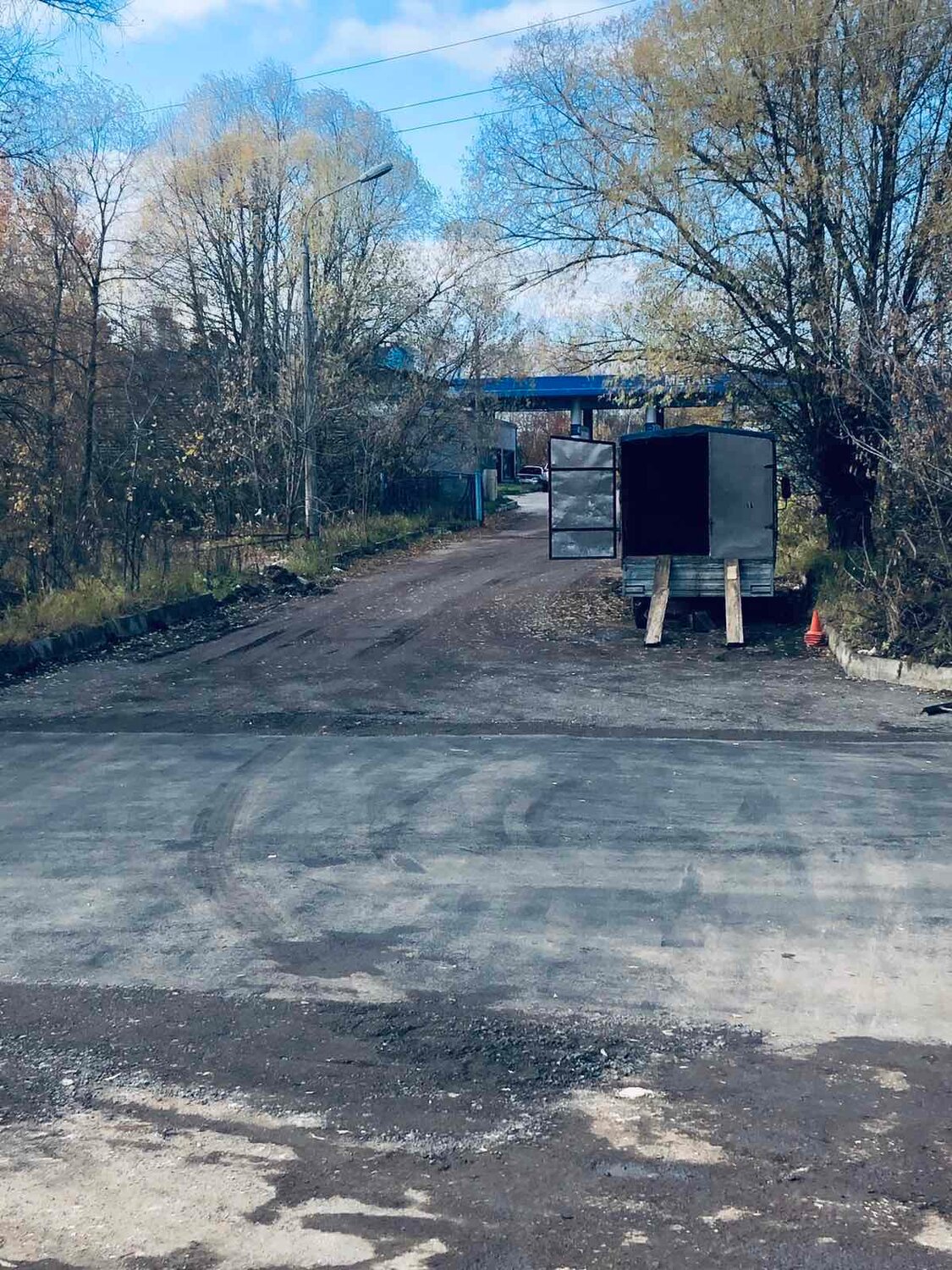 дорога, улица, двор, участок, в деревне
