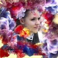 девушка, экшены для фотошопа, портрет в фотошопе, картины художников, красивый сюрреализм