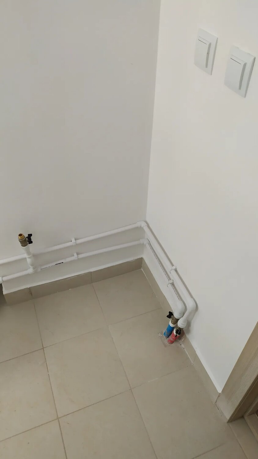 разводка труб на кухне, разводка труб, квартира, помещения, прокладка труб на кухне