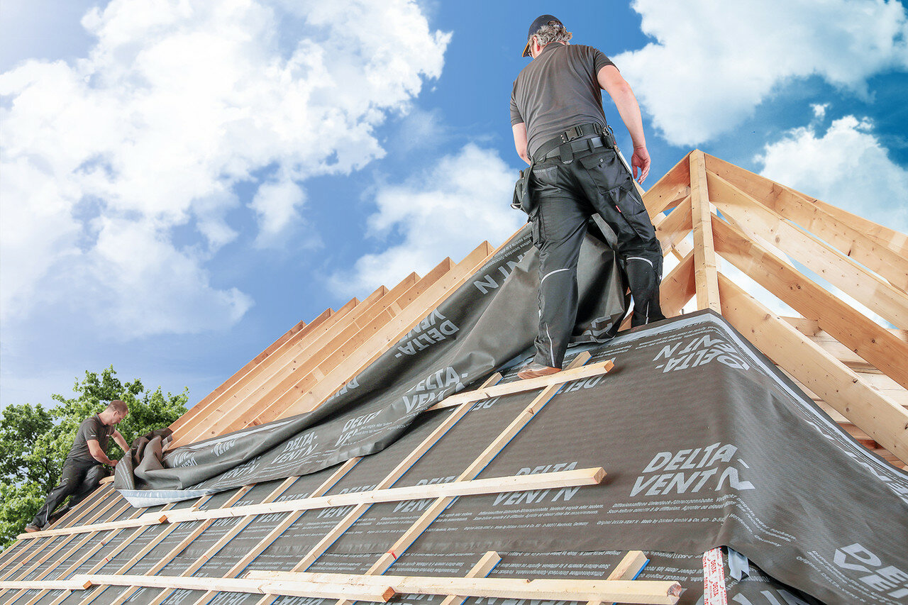 Монтаж объемной мембраны