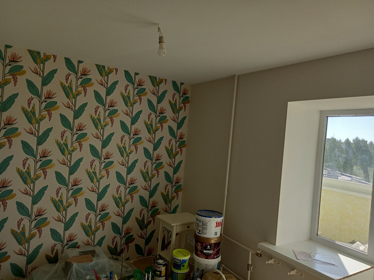 квартиры, квартира комната, оклейка стен обоями, ремонт, отделка