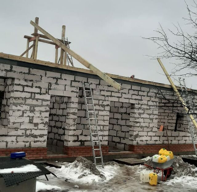 гараж из газобетона, строительство домов из газобетона, гараж из газосиликатных блоков, стройка домов из сибита, строительство гаража из пеноблоков