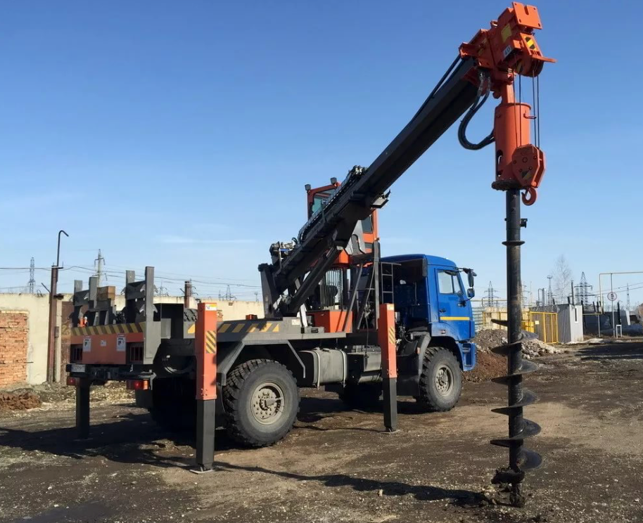 ямобур камаз, ямобур, буровая установка, буровая, буровая техника
