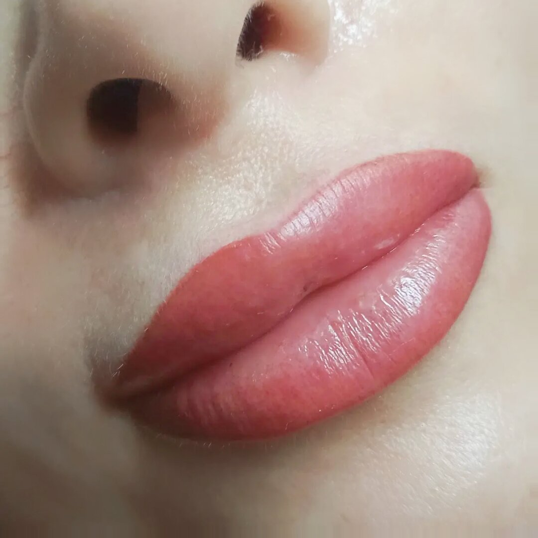 губы, татуаж губ, татуаж, перманентный макияж губ, губы нюд