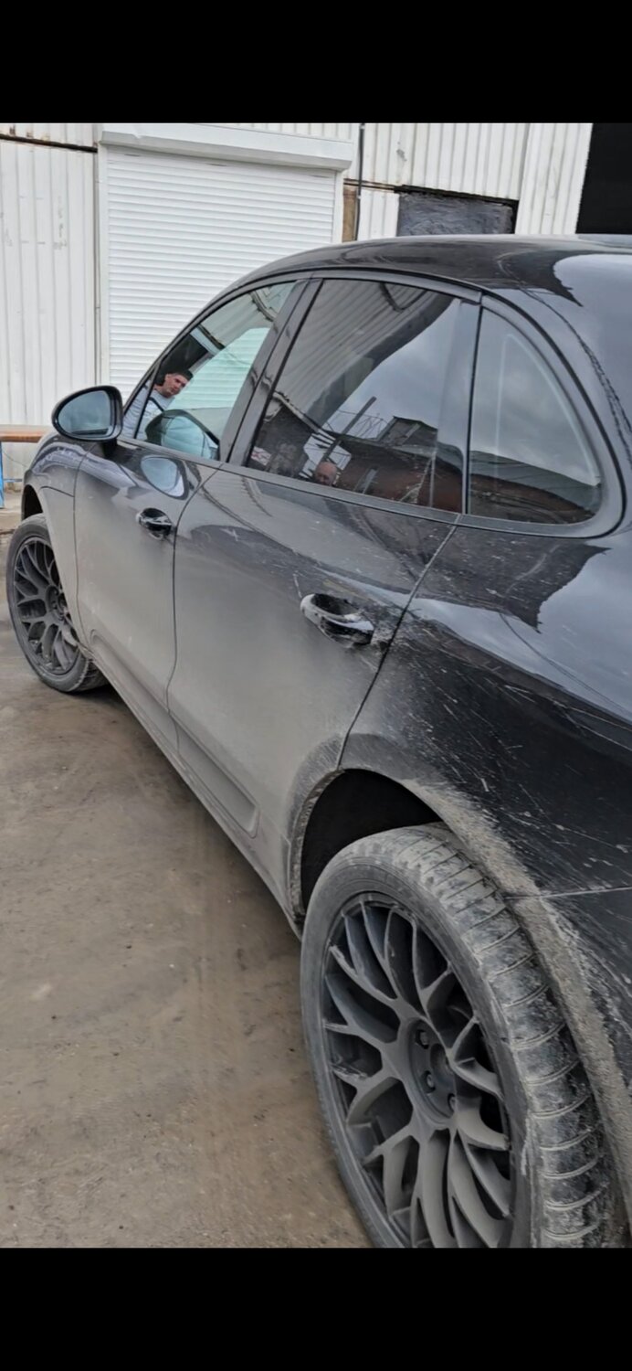 серый порше, автомобиль, porsche cajun, машина porsche cayenne, черный порше панамера