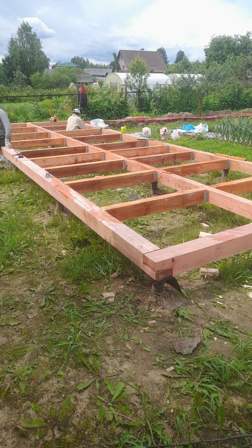 фундамент для беседки из бруса, фундамент под хозблок, фундамент под террасу из бруса 150х150, фундамент для хозблока, столбчатый фундамент под сарай 6х3