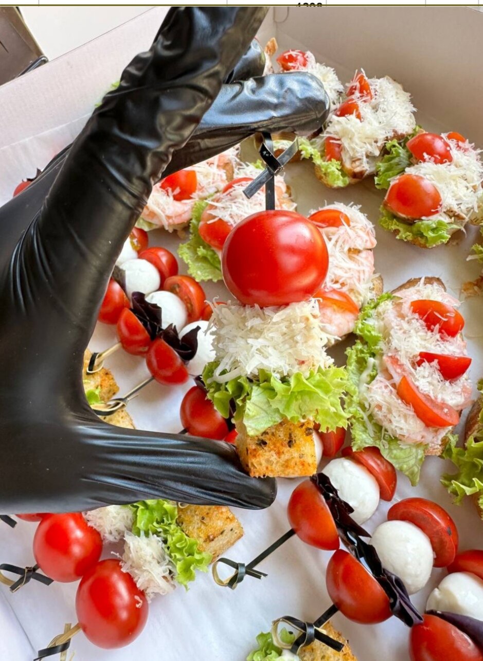 сет цезарь, кейтеринг закуски, закуски для кейтеринга, закуски красивые, вкусная закуска