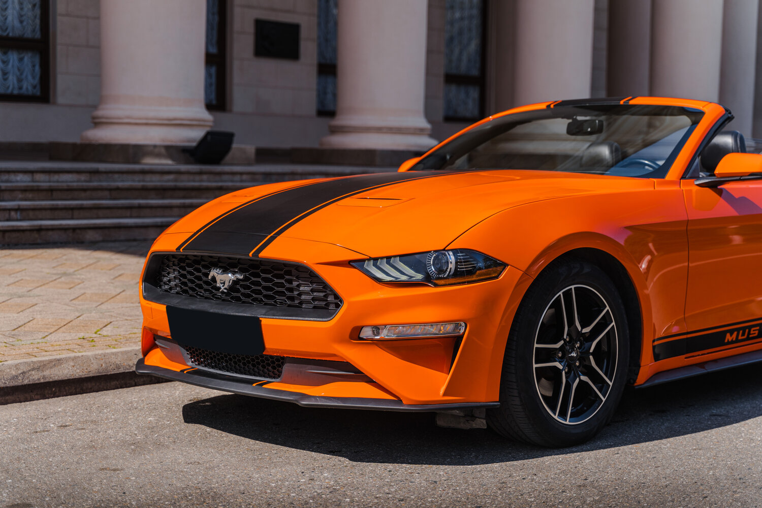 форд мустанг кабриолет, форд мустанг оранжевый, форд мустанг 2020, ford mustang 2020, Ford Mustang V